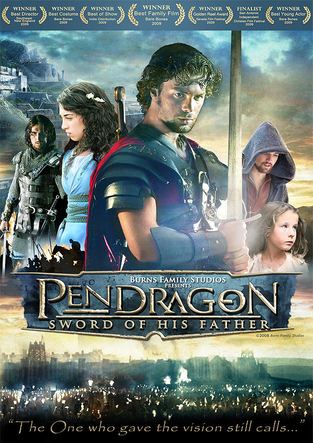 Pendragon: Sword of His Father, DVD cover. Translated into Spanish, Portuguese and German.