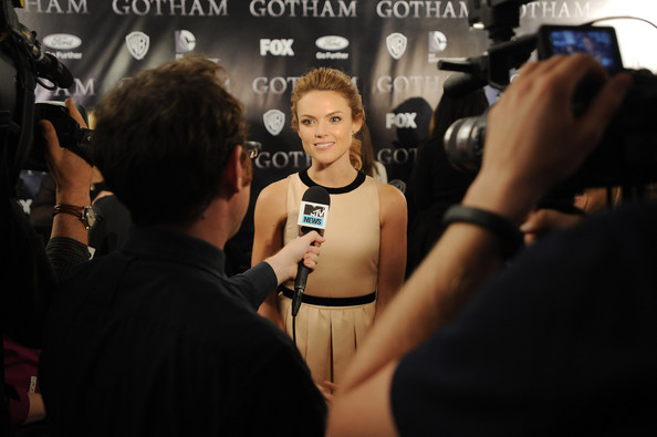 Erin Richards at the premiere event of Gotham