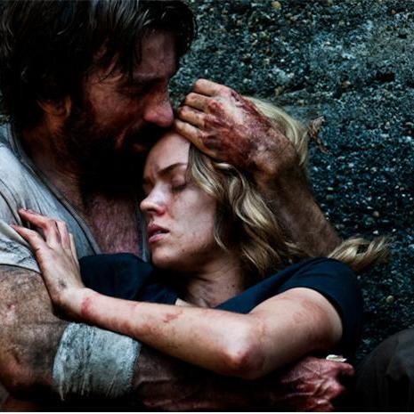 Still of Sharlto Copley and Erin Richards in Open Grave