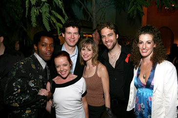 Ty Taylor, Kevin Earley, Cindy Robinson, Susan Egan, Brian Purcell and Leah Seminario(After Party Chess the Musical Benefit)