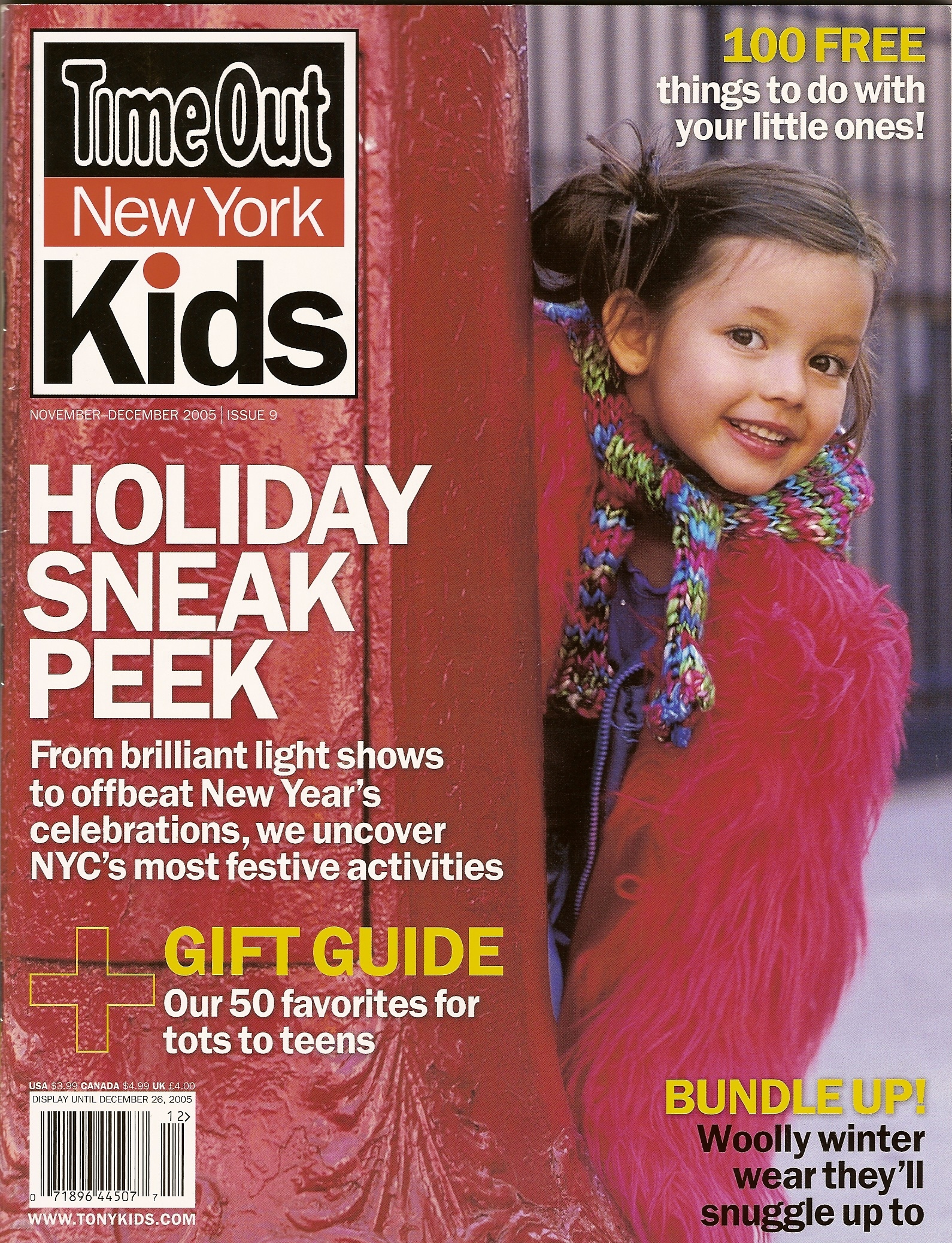 Time Out New York Kids (USA) 1 November 2005, November-December, Iss. 9 