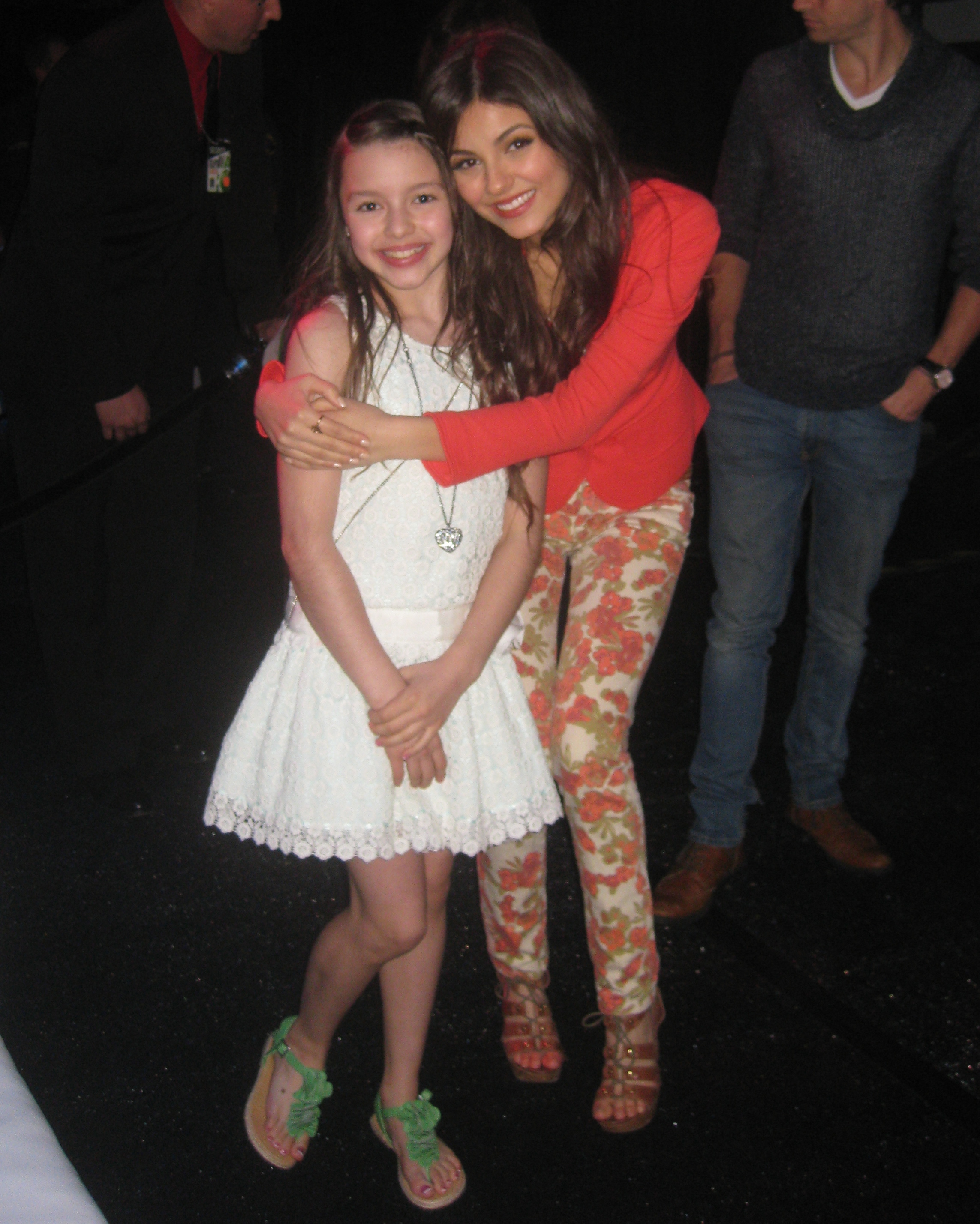 Fátima Ptacek at party with Victoria Justice in Los Angeles - March 30, 2012