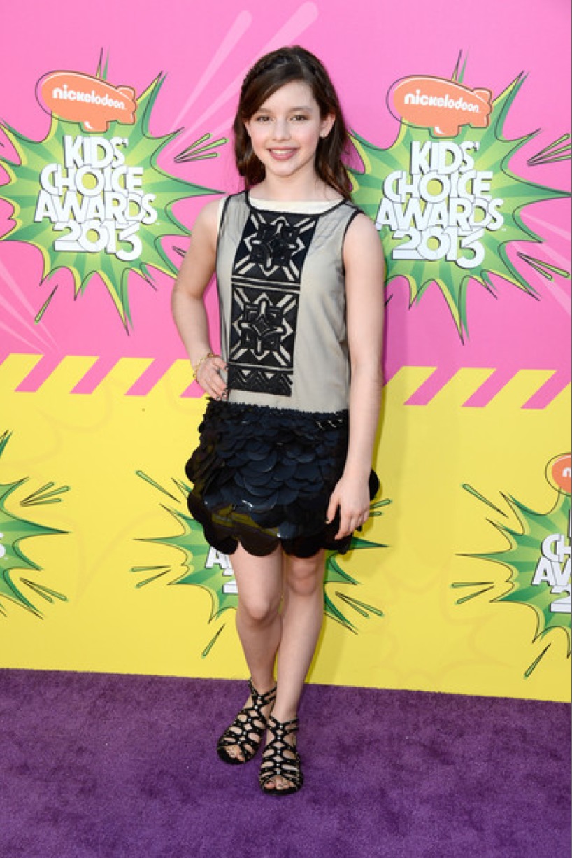 Actress Fatima Ptacek arriving at the 2013 Kids' Choice Awards - Los Angeles, CA - March 23, 2013
