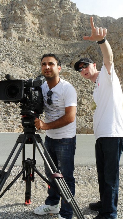 On location in Ras Al Khaima, UAE, the documentary adventure series 