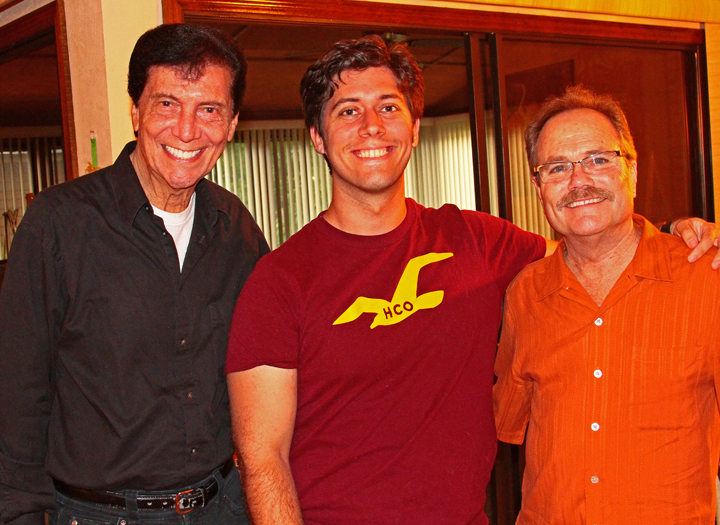 John Martino (The Godfather) with Gary Lester,(director) and Jon Provost (Timmy on Lassie)