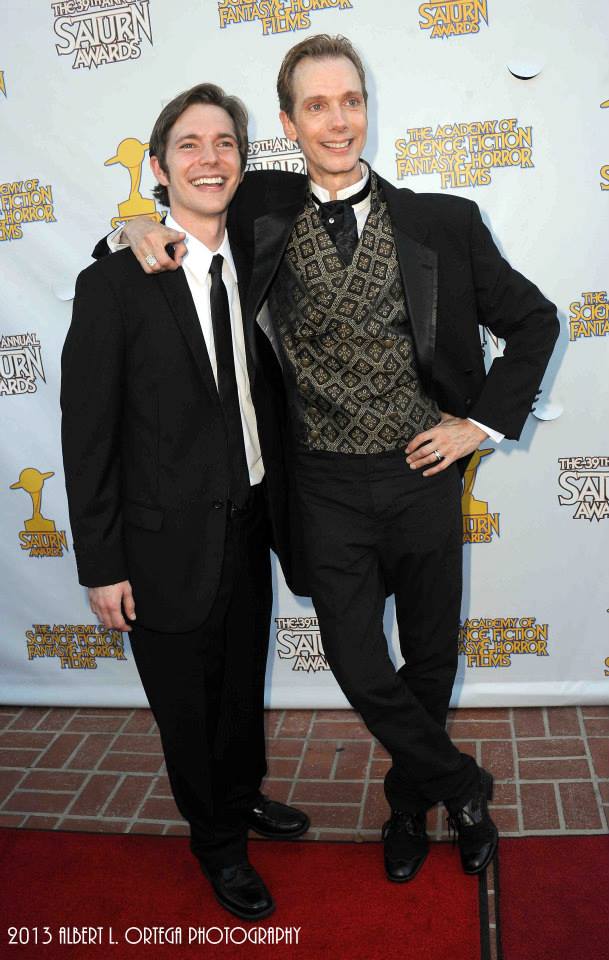 Kelly Misek, Jr. and Doug Jones at the 2013 Saturn Awards