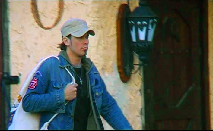 Screen shot from the music video 'Think Twice'. Richard Johanson director.