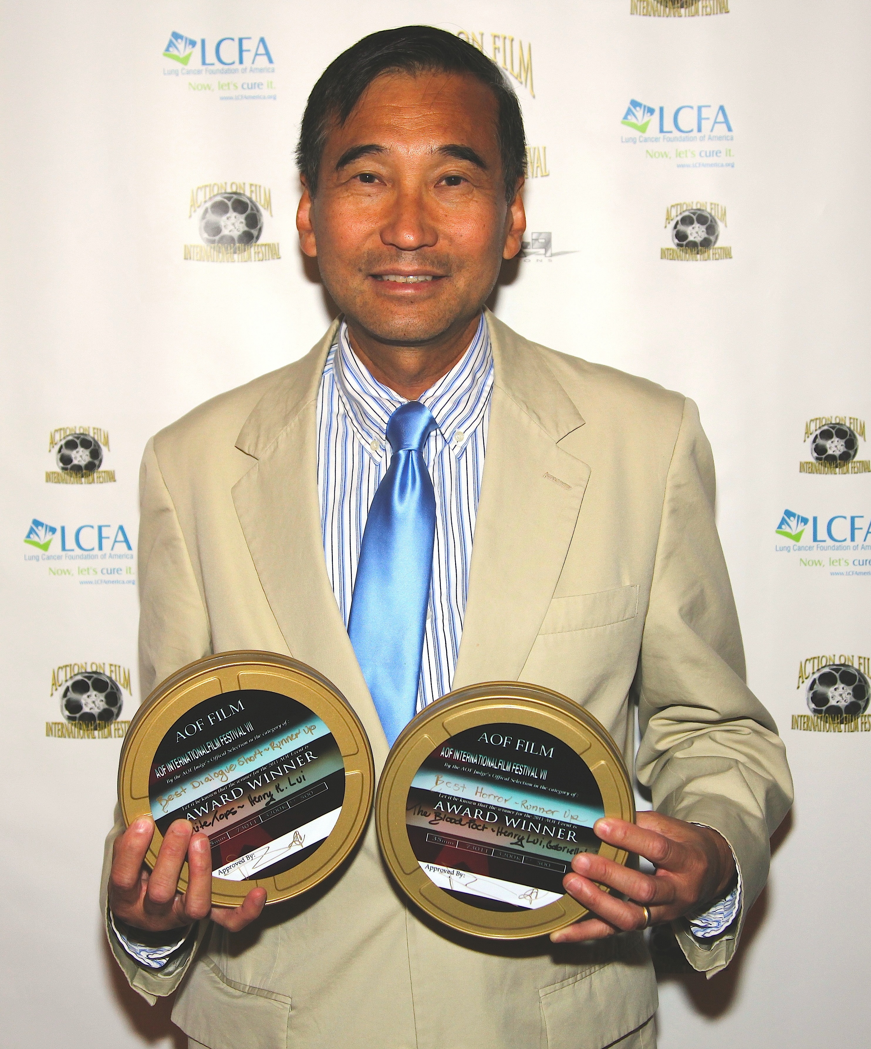 Henry Lui with Awards at AOFF 2011