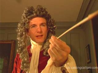 as English playwright William Congreve in 'Mr Handel & Mr Congreve'