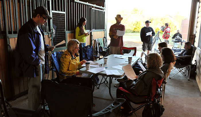 Table read for If Not Now, shot in Denver, August 2014.