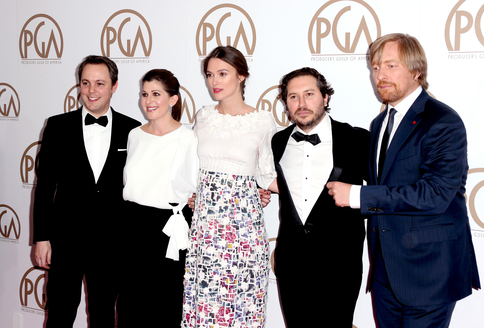 Keira Knightley, Morten Tyldum, Ido Ostrowsky, Teddy Schwarzman and Nora Grossman