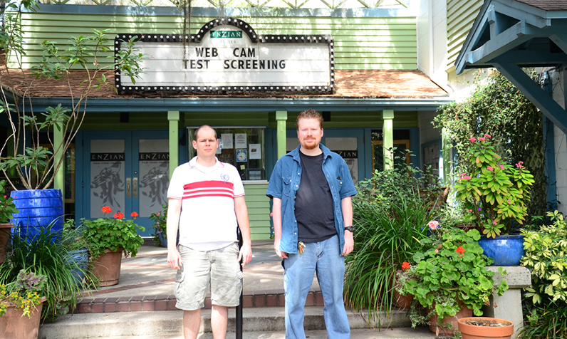 WEB-CAM test screening at the Enzian Theater 2/28/2012.