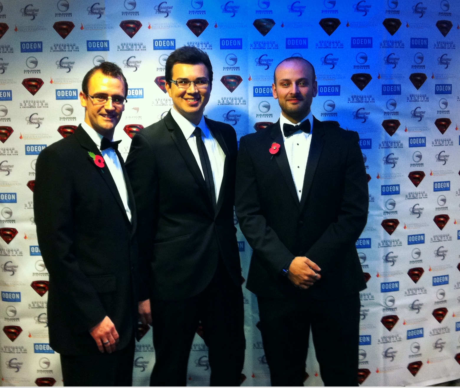 Superman Requiem premiere in London, with Director Gene Fallaize and Producer Tony Cook