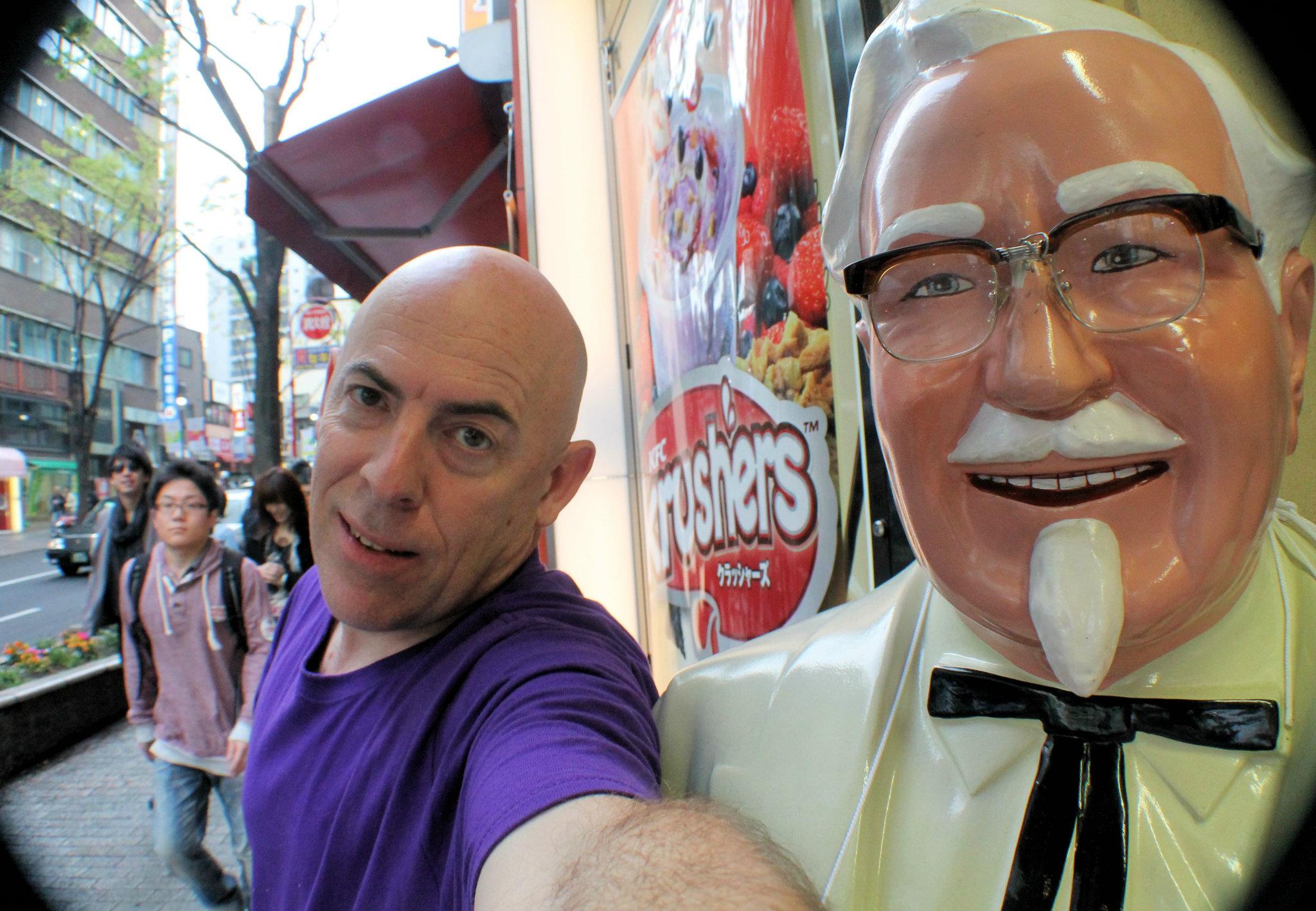 Meeting the Colonel in Tokyo, April 2012.