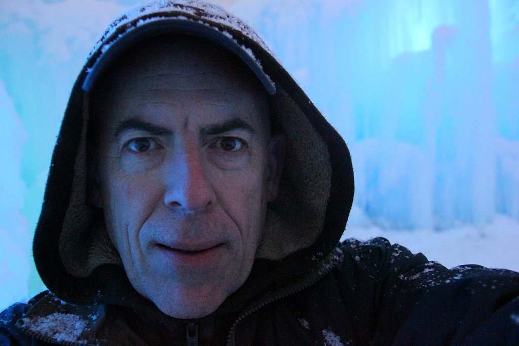 At the Ice Castle in Bloomington, Minnesota. Feb. 1, 2013.