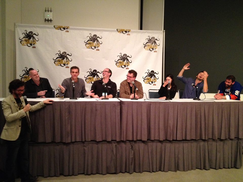 Cast and crew of The Human Race at Stan Lee's Comikaze