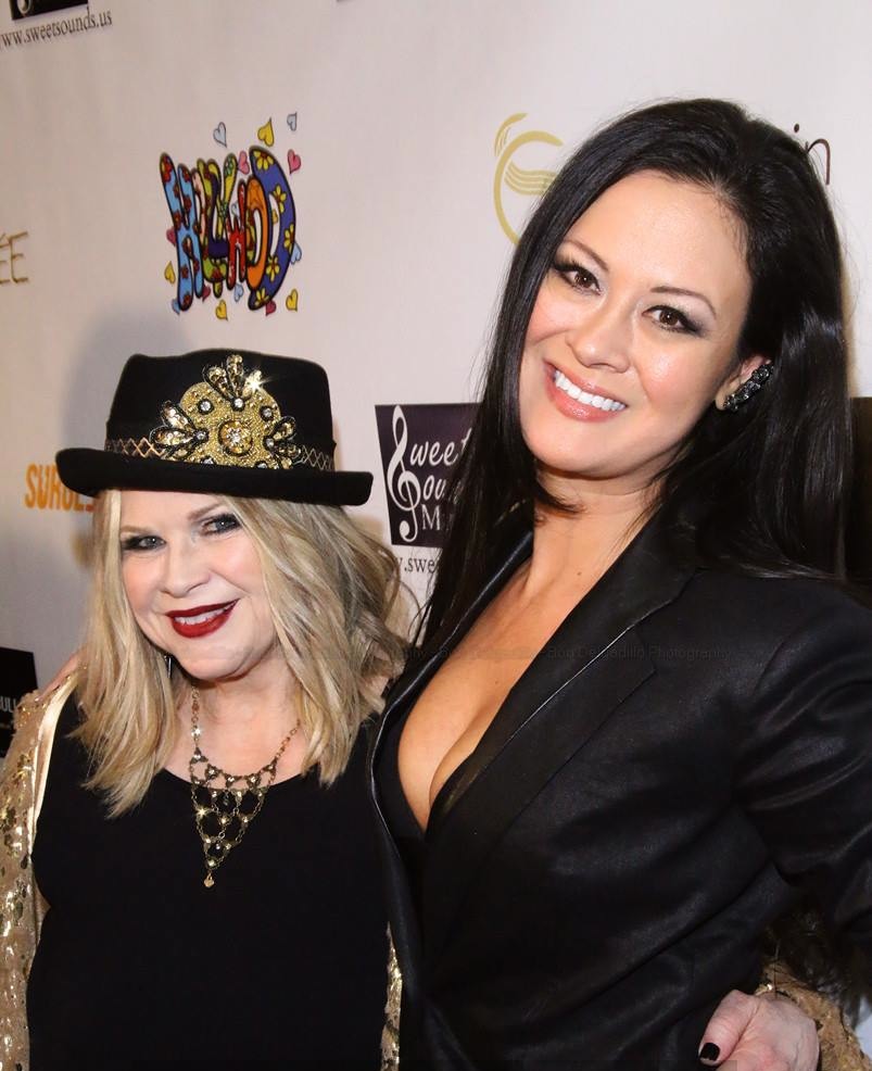 Suze Lanier-Bramlett and Jade Moser attend The Soiree LA Pre-Grammy Event at The Grafton in West Hollywood