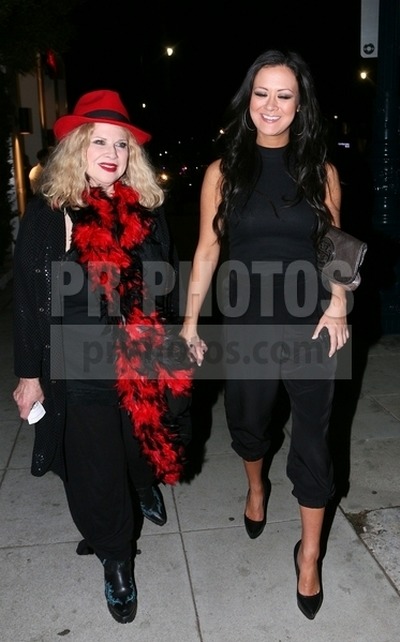 Jade Moser and Suze Lanier-Bramlett leaving Gee Kazz event at Philippe Chow