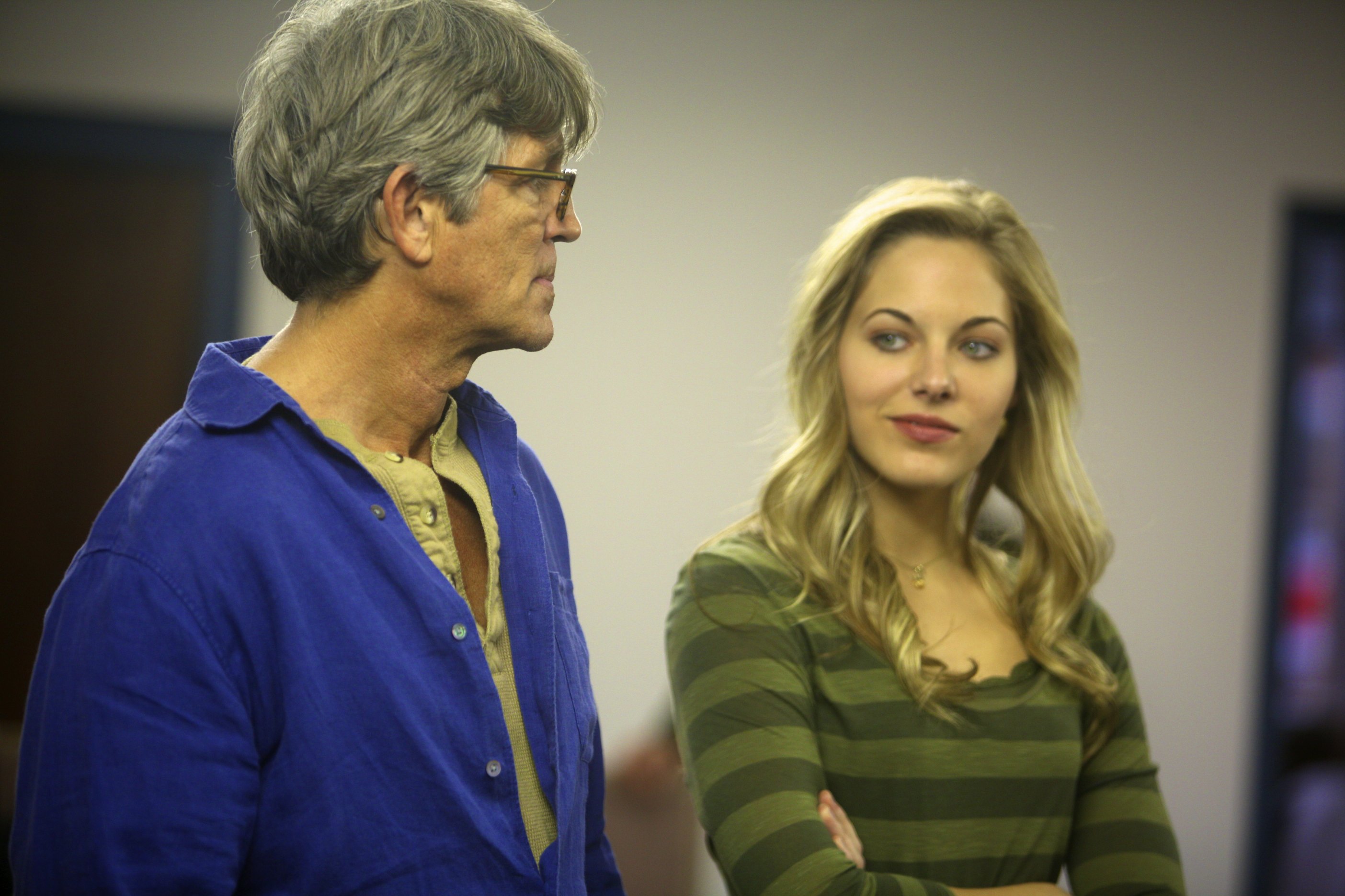 on set of Deadline with Eric Roberts