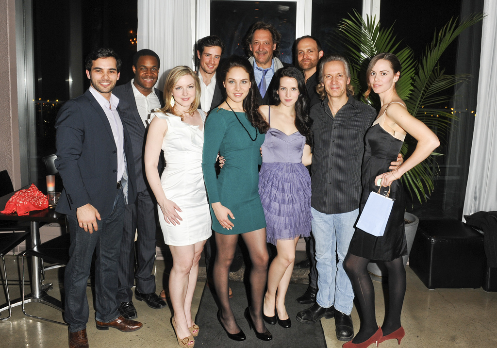 The 2011 CFC Actors Conservatory, with CFC Executive Director Slawko Klymkiw and Actor-in-Residence Michael Riley.