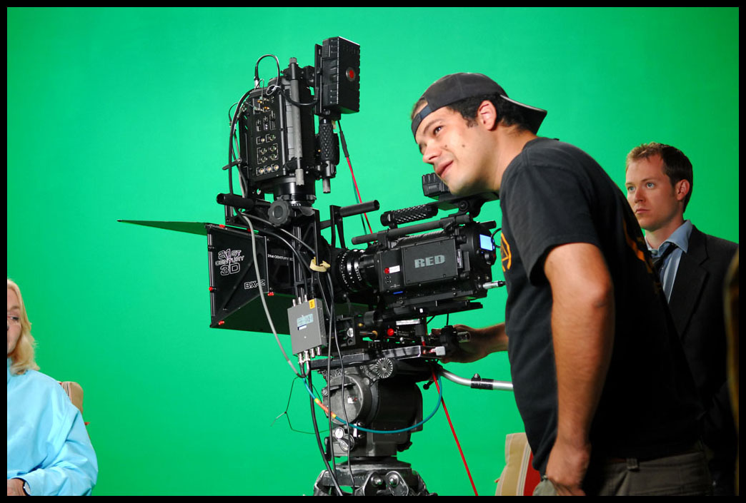3D Red green screen work with BX2 3D Rig.