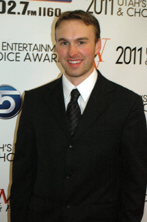 Brenden on the red carpet at the 2011 Utah Entertainment & Choice Awards.