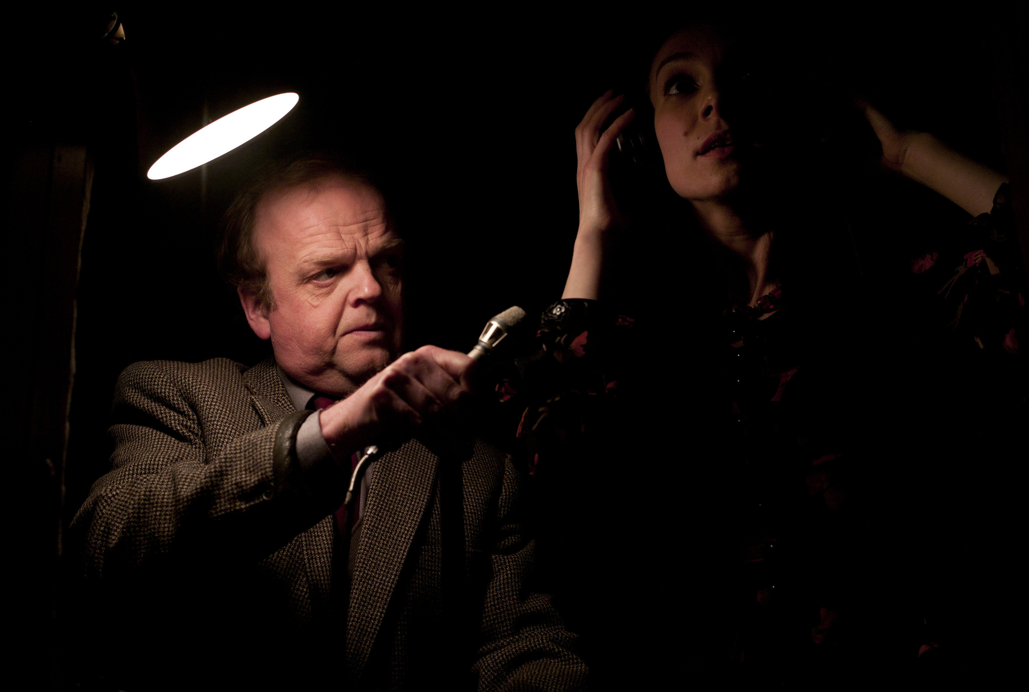 Still of Toby Jones and Fatma Mohamed in Berberian Sound Studio (2012)