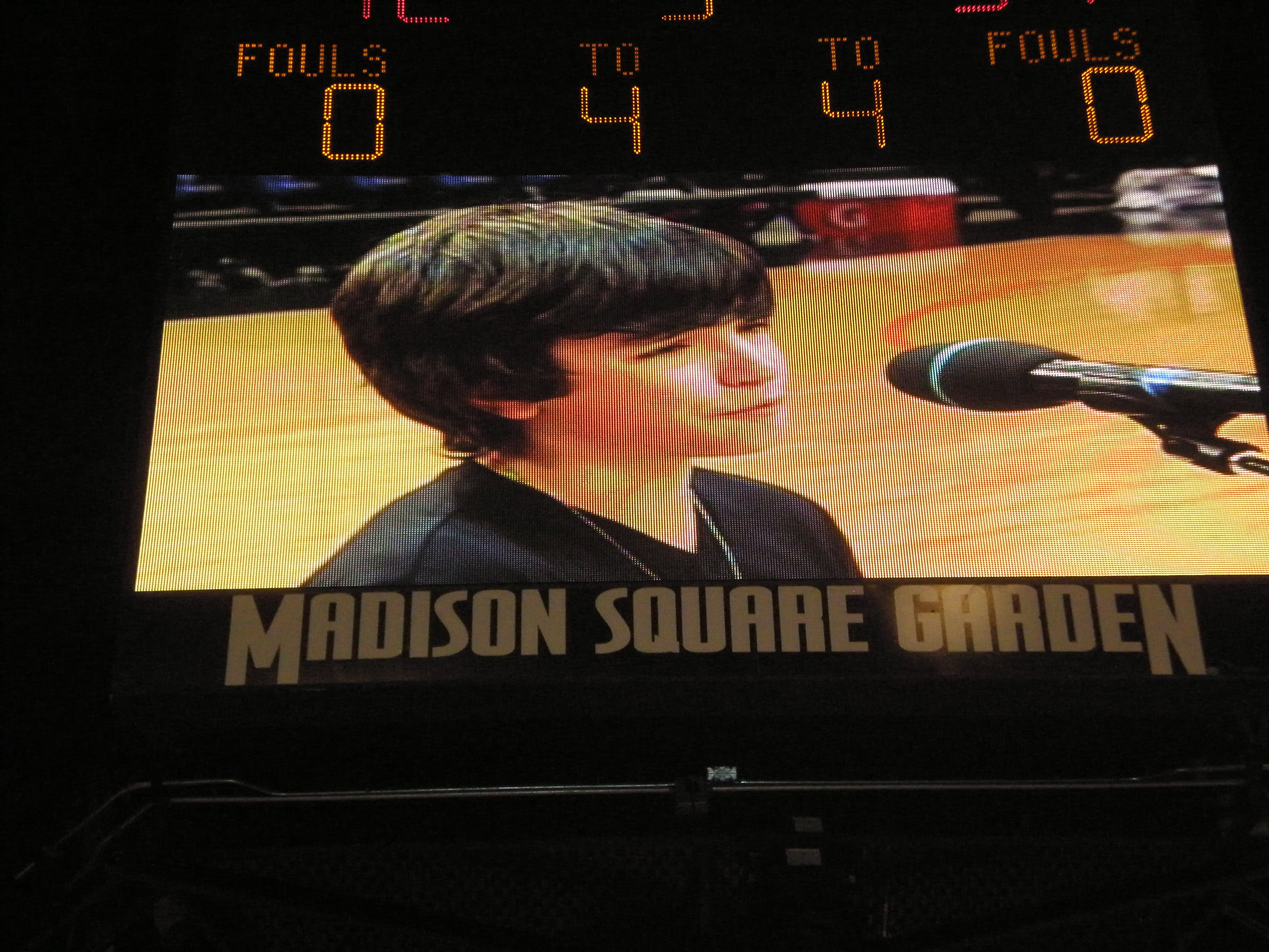 Performance at Madison Square Garden Piano/Vocals 