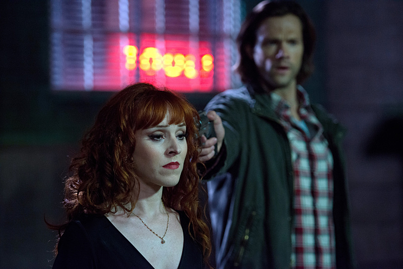 Still of Jared Padalecki and Ruth Connell in Supernatural (2005)