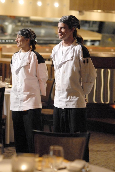 Still of Paula Dasilva and Danny Veltri in Hell's Kitchen (2005)