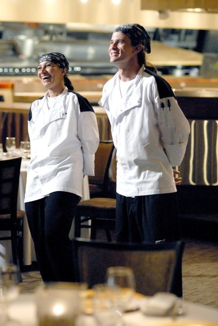 Still of Paula Dasilva and Danny Veltri in Hell's Kitchen (2005)