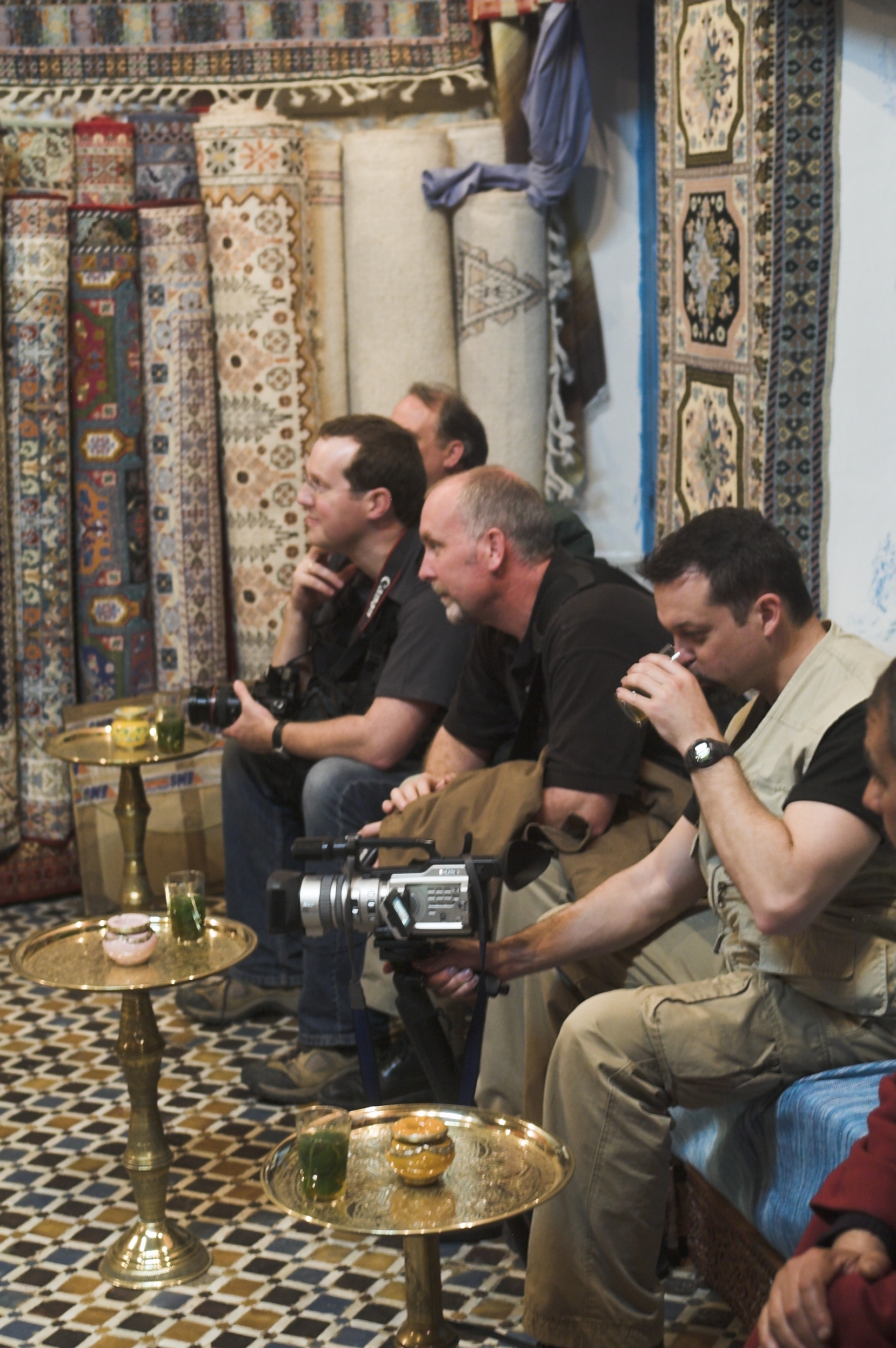 On location in Morocco.
