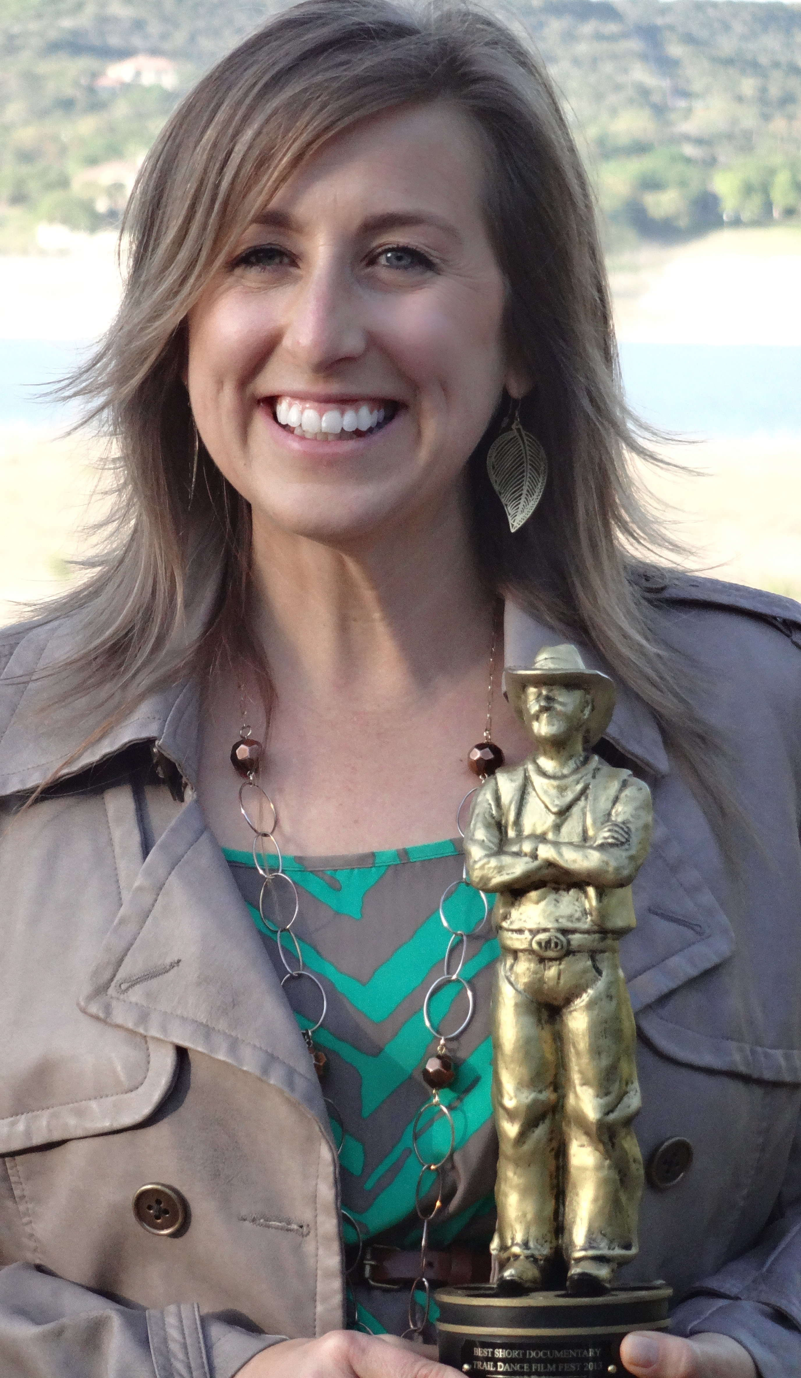 Brandy Amstel with Golden Drover Award for Best Short Documentary at Trail Dance Film Festival for 