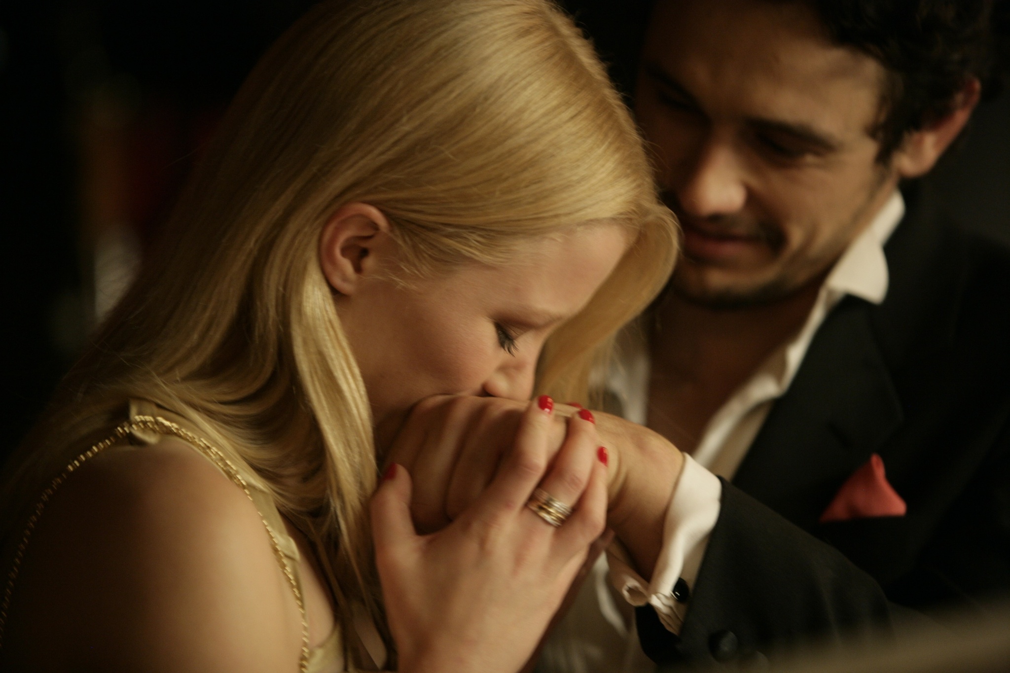 Still of James Franco and Ashley Hinshaw in About Cherry (2012)