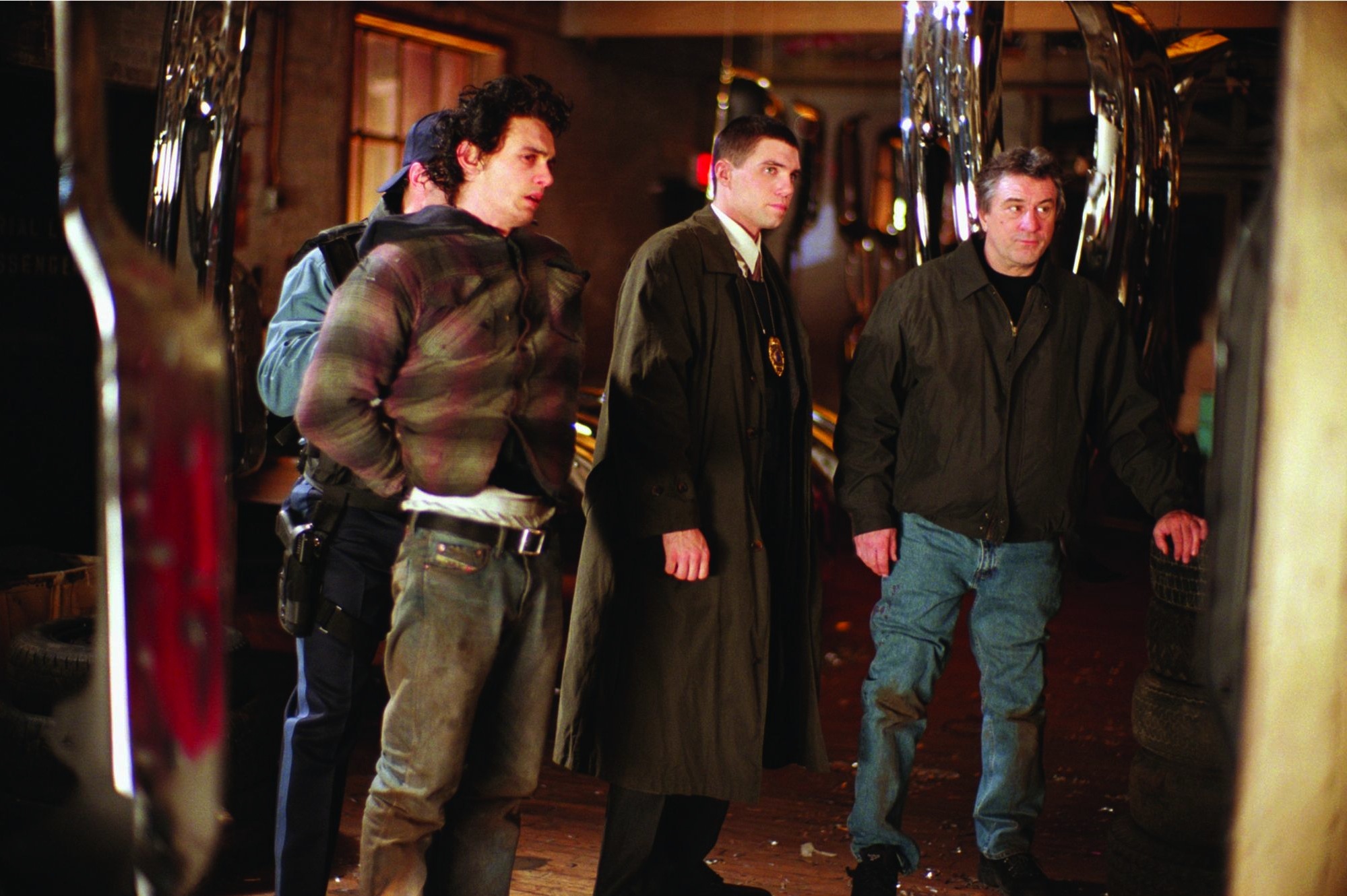 Still of Robert De Niro, Michael Caton-Jones, James Franco and Anson Mount in Miestas prie juros (2002)