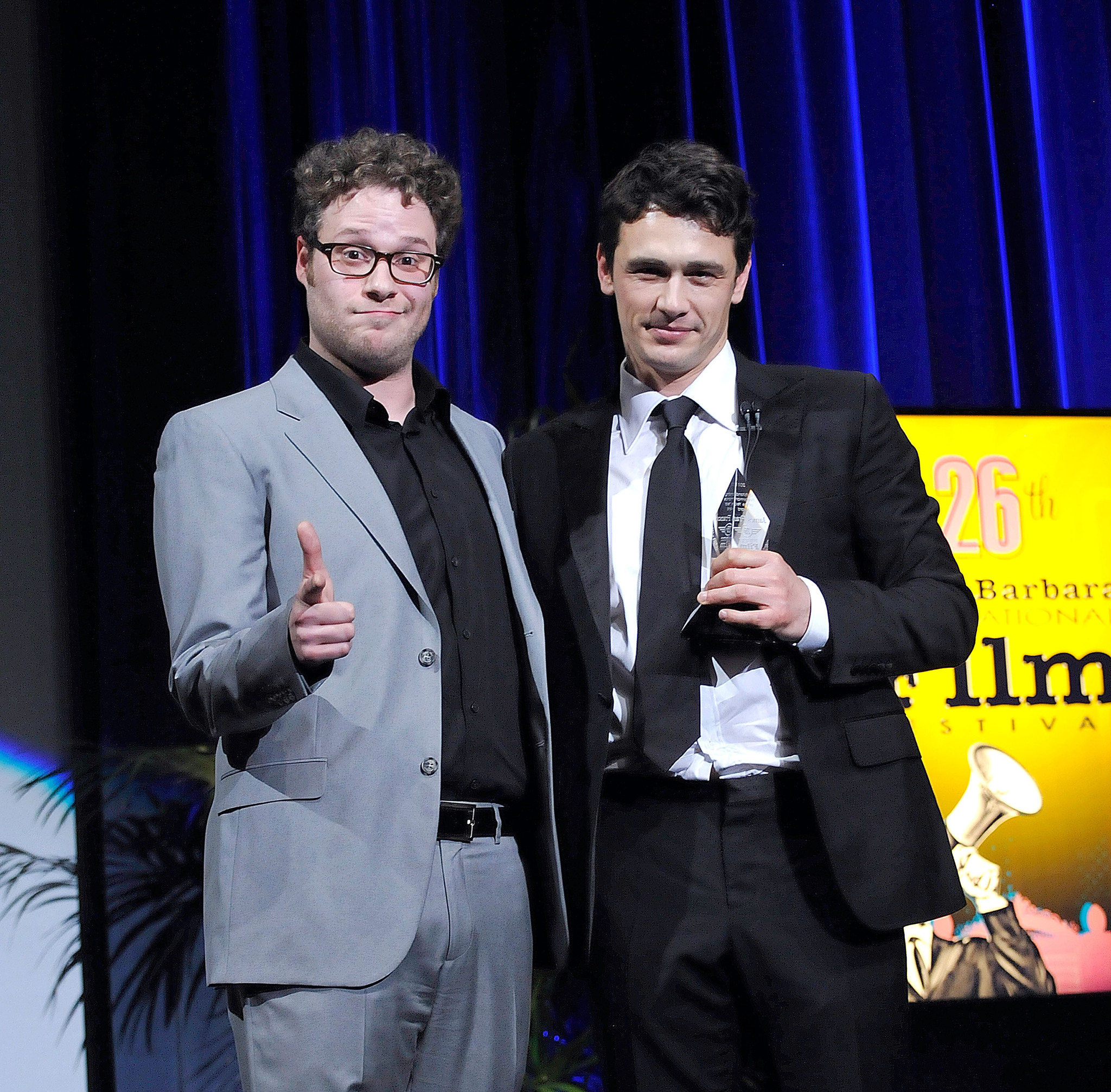 James Franco and Seth Rogen