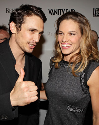 Hilary Swank and James Franco