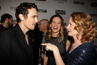 Hilary Swank, James Franco and Melissa Leo