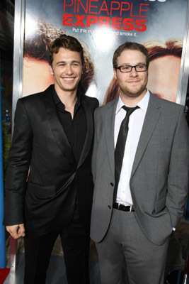 James Franco and Seth Rogen at event of Mari Huanos ekspresas (2008)