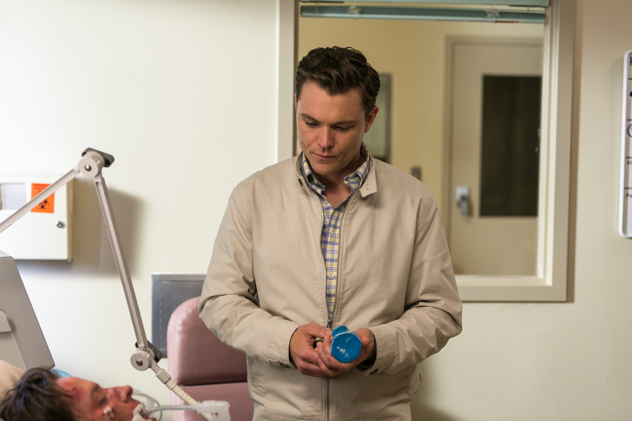 Still of Clayne Crawford and Aden Young in Rectify (2013)