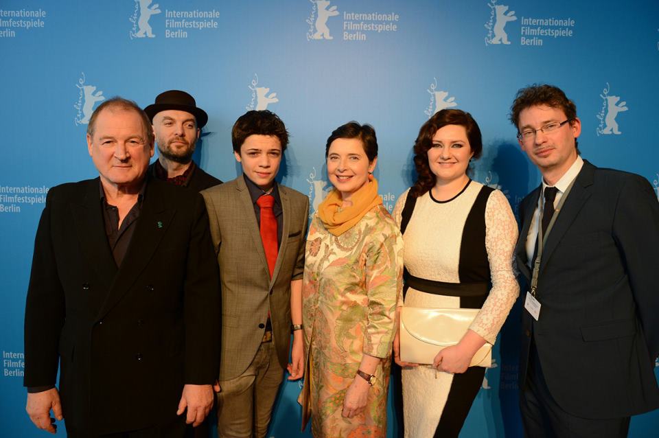 Premiere The Zigzag Kid at Berlinale with Thomas de Prins, Thomas Simon, Burghart Klaussner, Isabella Rossellini, Jessica Zeylmaker en Vincent Bal