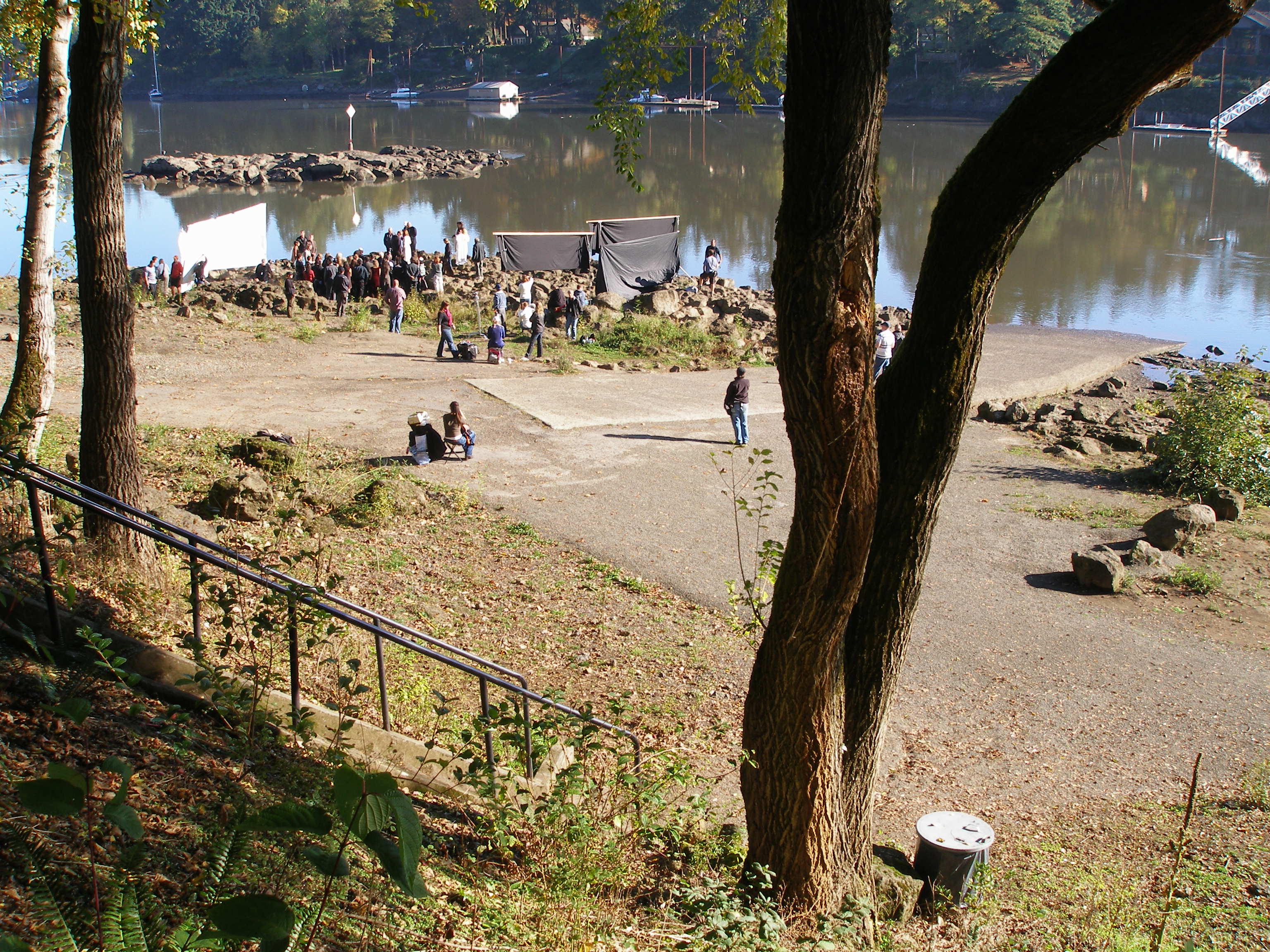 Management: On the Willamette River, Portland, Oregon.