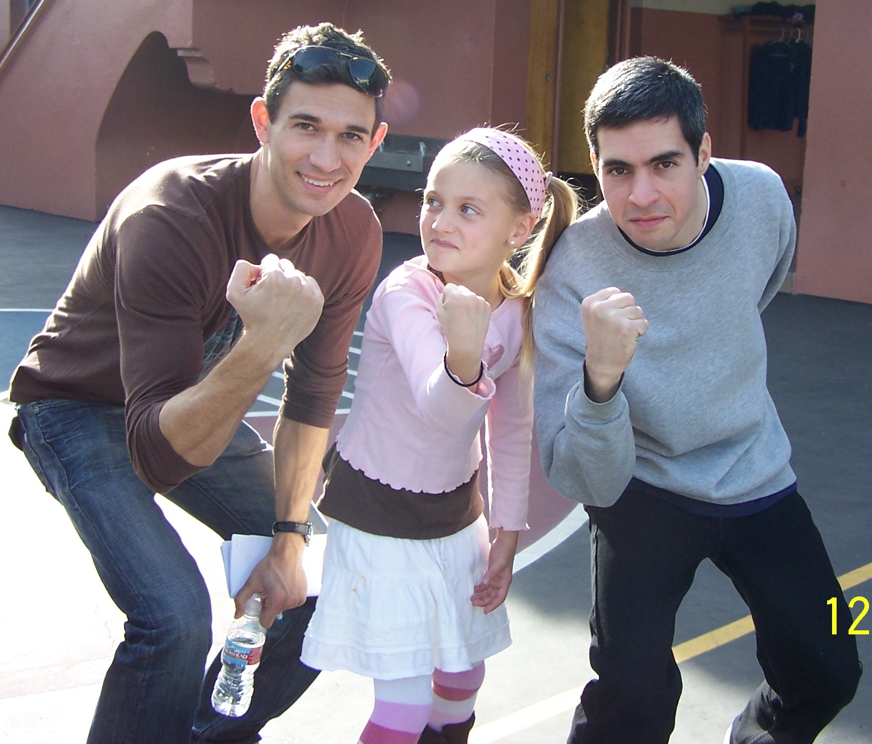 Laci Kay with Producer Michael Farah and Writer/Comedian Brent Weinbach at 