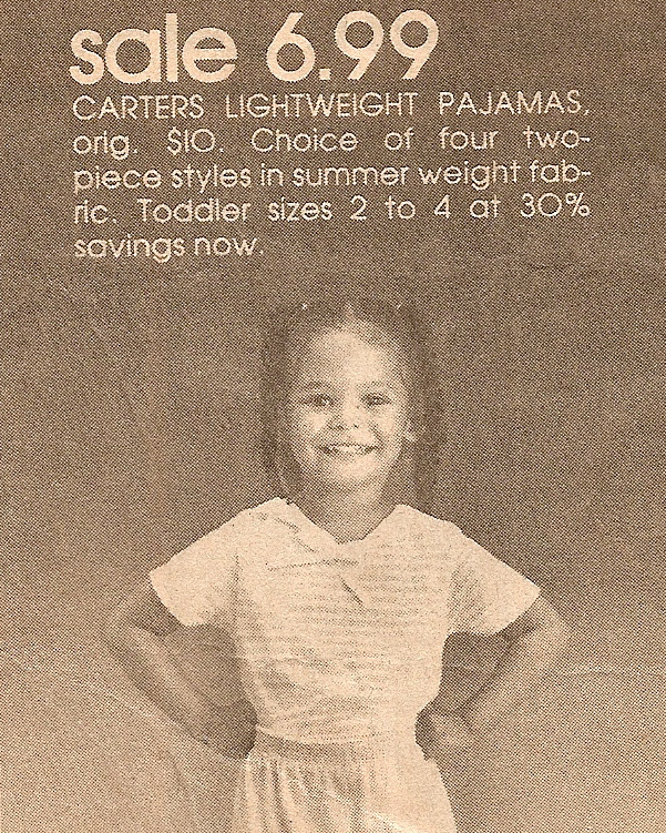 Dominique Jackson as a Child Model.