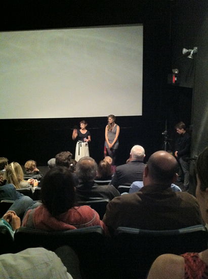 Q&A at premiere of HELL, at the Anthology Film Archives, NYC.