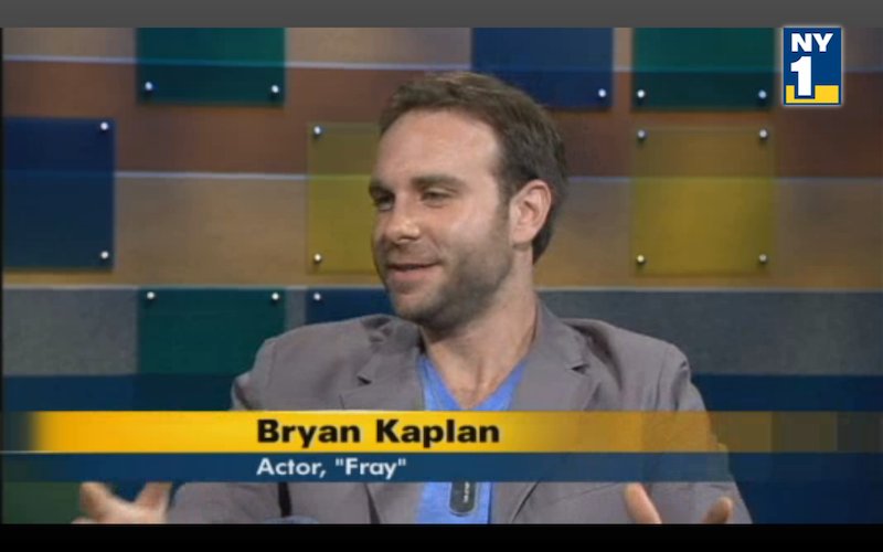 NY1 Interview with Actor Bryan Kaplan