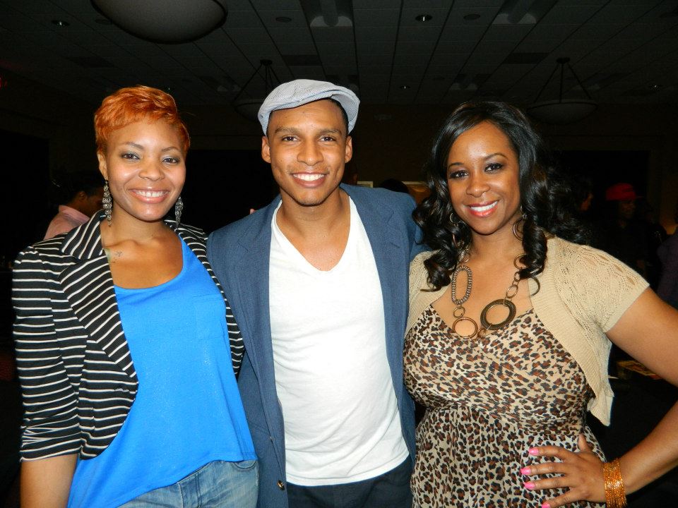 Actor Will Dalton along with Katrina Howell and LaTonya Simms at a Fundraiser for Independent Film Makers.