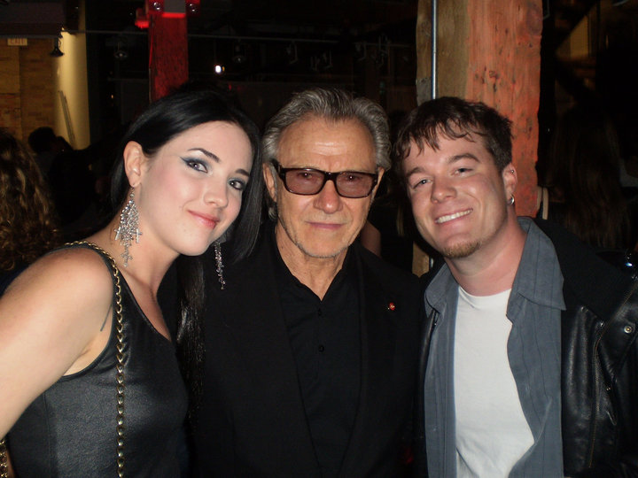 With Harvey Keitel and Dale Lennon at the Beginner's Guide to Endings TIFF Screening Afterparty