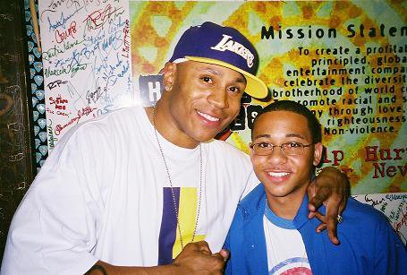 Nick Mazzone with LL Cool J