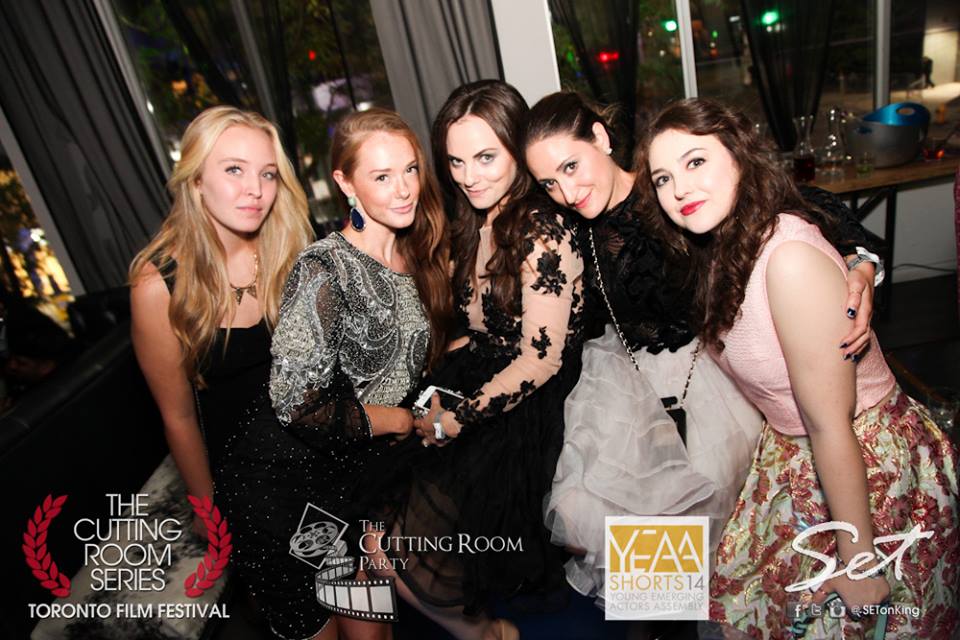 TIFF 2014 YEAA Opening night Gala with Kira Murphy, Brittany Johnson, Georgina Reilly, Talia Brown and Emily Stranges